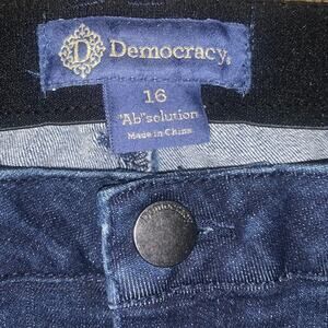 Democracy "Ab" solution Women's Jeans Size 16